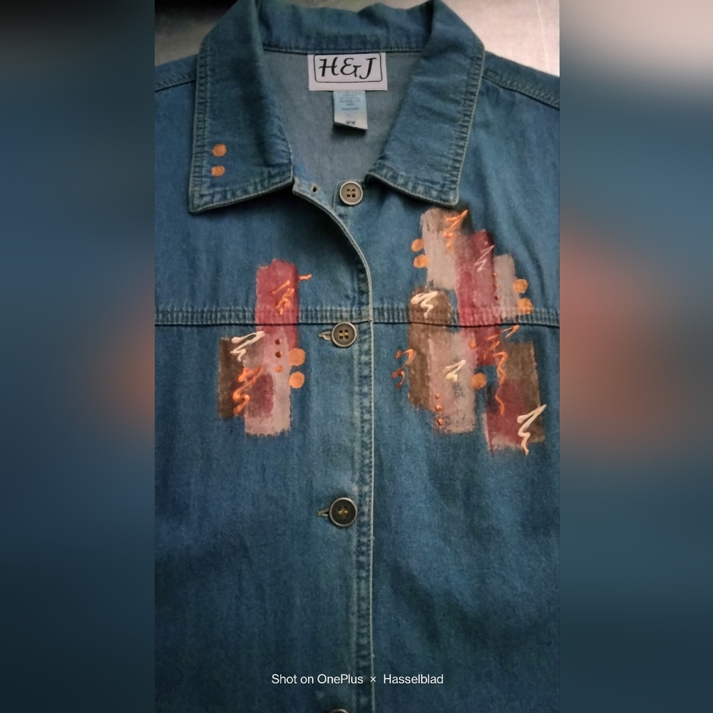 Size 2X denim vest